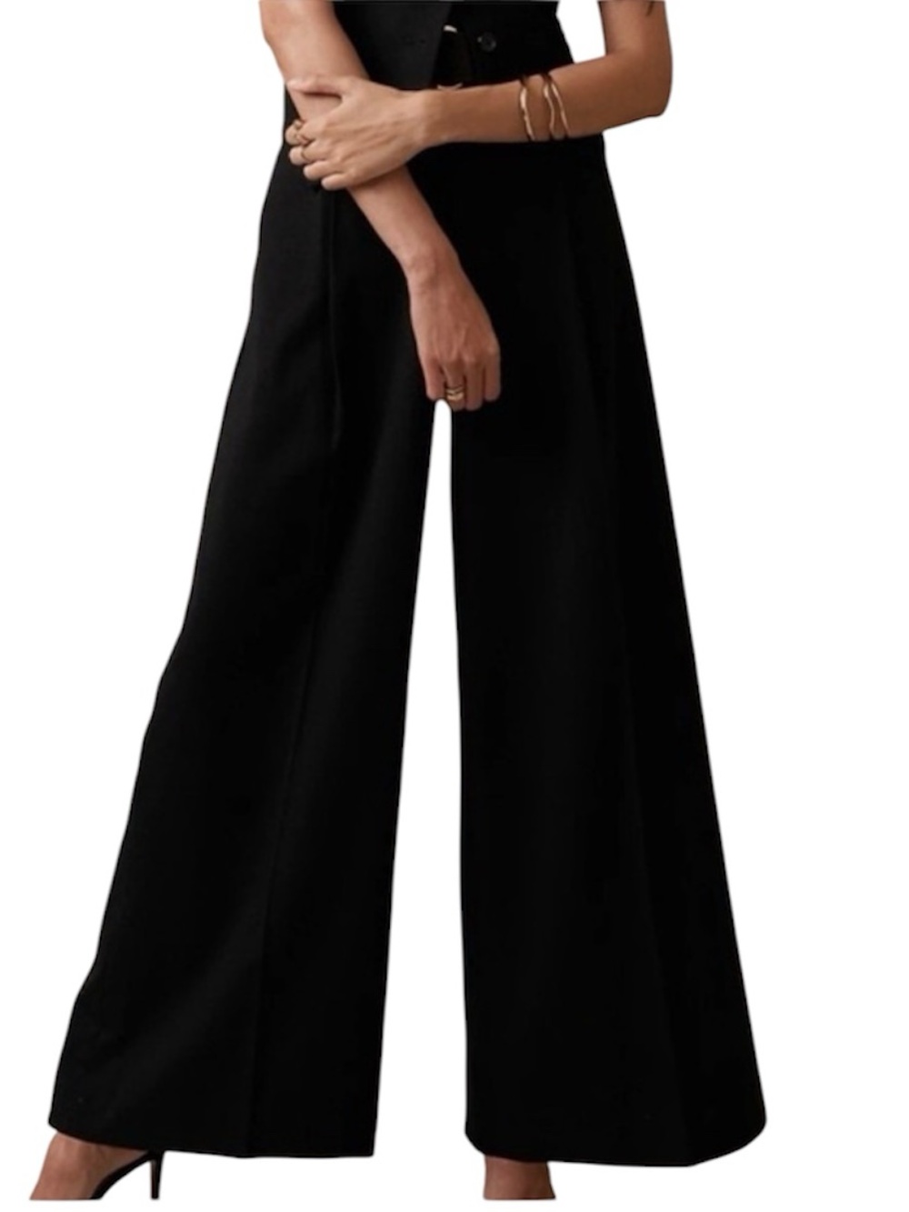 NWT Banana Republic LouLou Wide Leg Flannel Pant